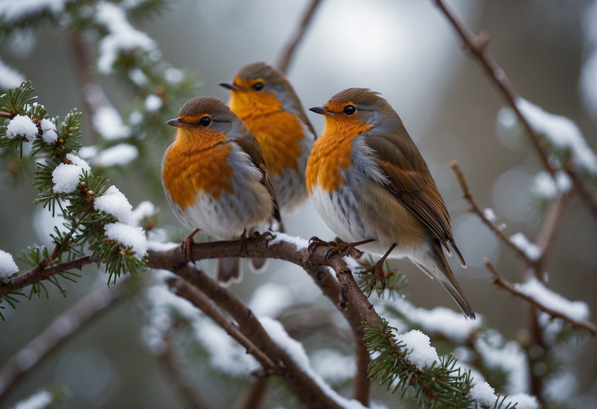 How Do Robins Deal with Cold Weather?