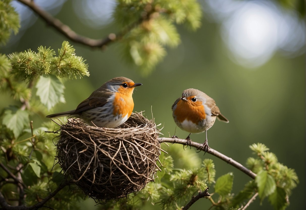 How Do Robins Protect Their Young?