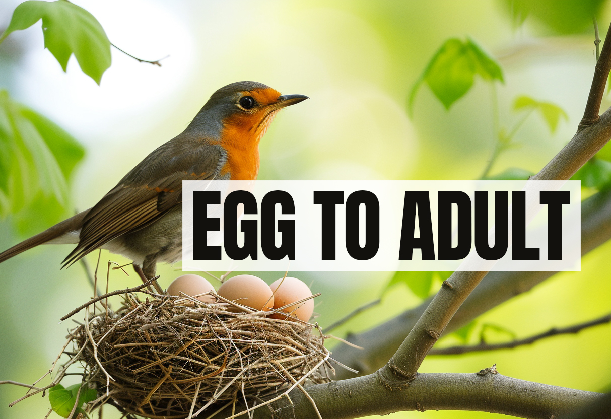 Lifecycle of the Robin From Egg to Adult